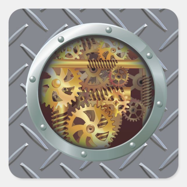 GEARS QUADRATISCHER AUFKLEBER (Vorderseite)