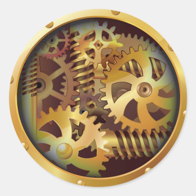 GEARS RUNDER AUFKLEBER (Vorderseite)