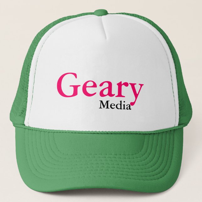 Geary Medium-Fernlastfahrer-Hut Truckerkappe (Vorderseite)