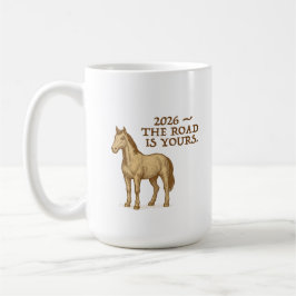 Geätztes Glas mit Pferd und Text Kaffeetasse