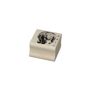 Geätztes Manatis Gummistempel