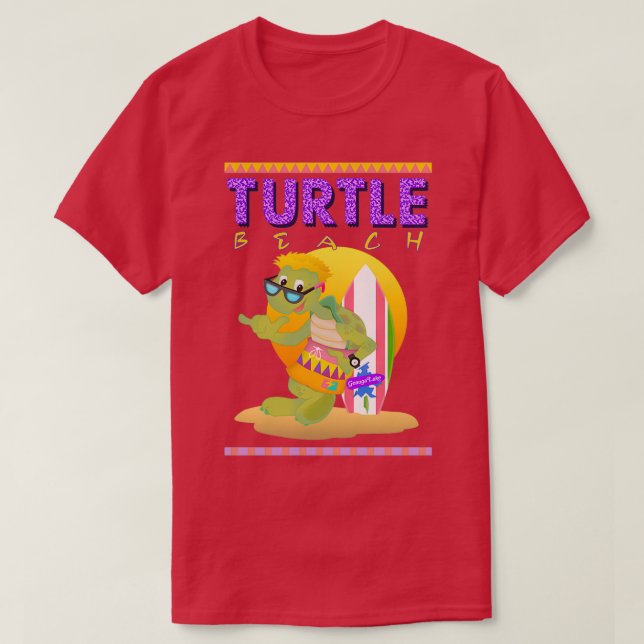Geauga Lake Turtle Beach Waterpark Butch Hightide  T-Shirt (Design vorne)