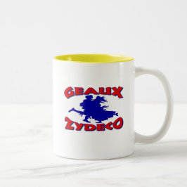 Geaux Zydeco Zweifarbige Tasse