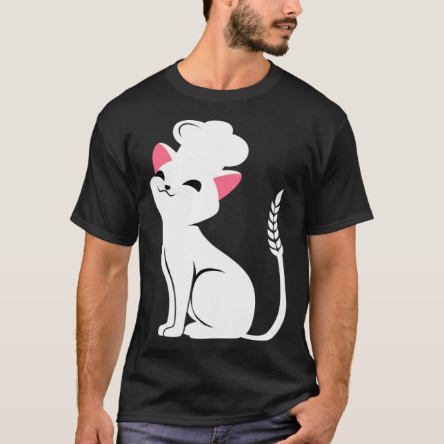 Gebäck für Katze T-Shirt (Vorderseite)