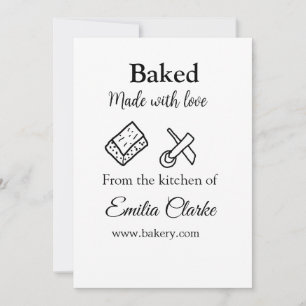 Gebacken mit Liebe Bäckerei Unternehmen hinzufügen Einladung