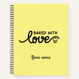Gebacken mit Liebe Funny Notizbuch