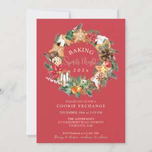 Gebacken mit Liebe Gingerbread Cookies tauschen Einladung