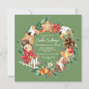 Gebacken mit Liebe Gingerbread Cookies tauschen Einladung