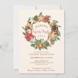 Gebacken mit Liebe Gingerbread Cookies tauschen Einladung