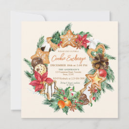 Gebacken mit Liebe Gingerbread Cookies tauschen Einladung