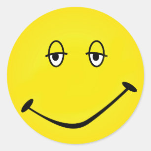 gebacken runder aufkleber