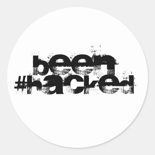 gebacken runder aufkleber (Vorderseite)