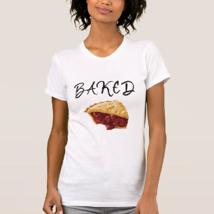 gebackener Kirschtortenstück-T - T-Shirt