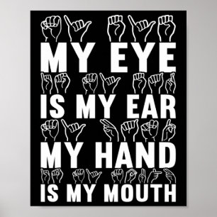 Gebärdenes Bewusstsein für die Gebärdensprache 21 Poster