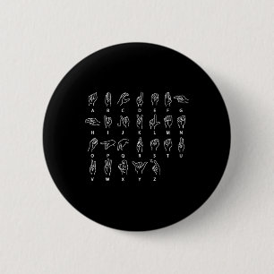 Gebärdensprachalphabet Gehörlos Taubstumm Asl Gehö Button
