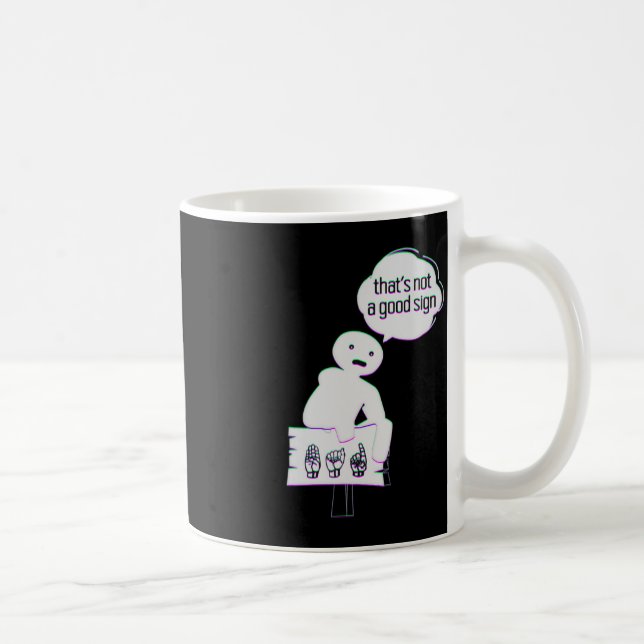 Gebärdensprache ASL American Hand Talking Awarenes Kaffeetasse (Rechts)