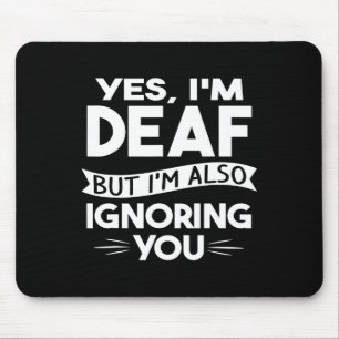 Gebärdensprache Gehörlosigkeitsbewusstsein Hörverl Mousepad