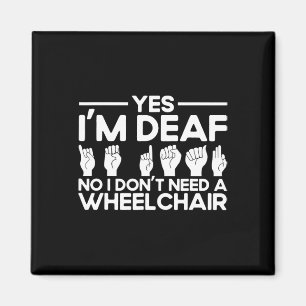 Gebärdensprache Ja, ich bin tot Magnet