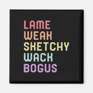 Gebärdensprache Lahm Schwach Asl Slang Tee Gehörlo Magnet