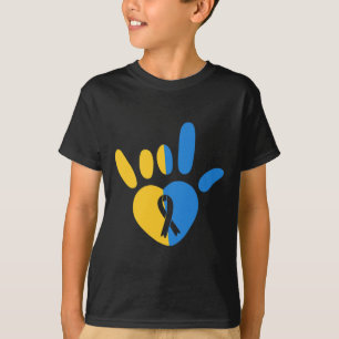 Gebärdensprache Liebe Zeichen Non-Verl Down-Syndro T-Shirt
