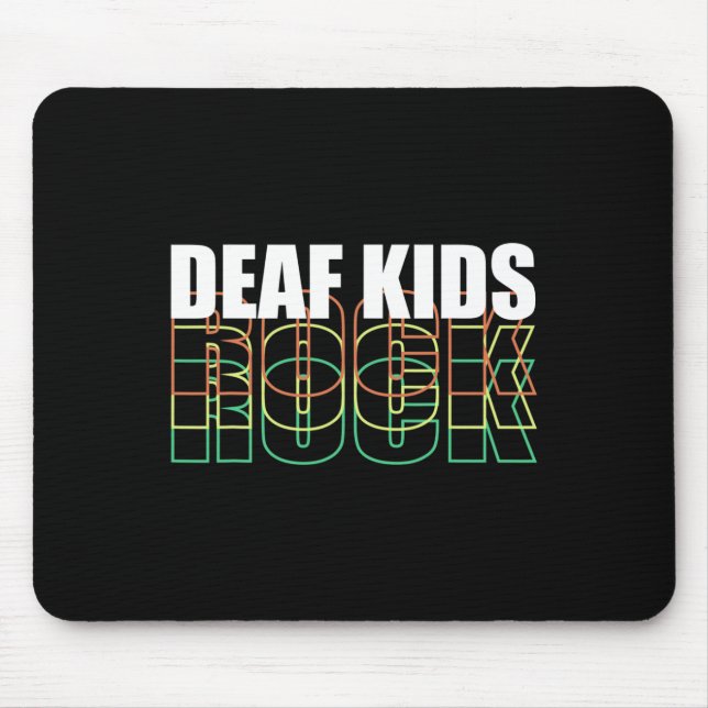 Gebärdensprache Mousepad (Vorne)
