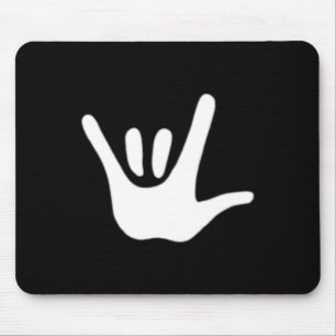 Gebärdensprachliche Liebe als tiefes Bewusstsein Mousepad