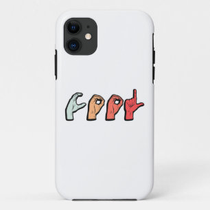 Gebärdensprachwort ASL - Gehörlosenkultur Case-Mate iPhone Hülle