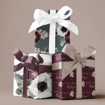 Gebärmutterblättern für die Blumenbedeckung Geschenkpapier Set<br><div class="desc">Feiern Sie einen besonderen Geburtstag mit diesen hübschen,  im Winter gewürfelten,  floralen Packpapier-Blättern!</div>