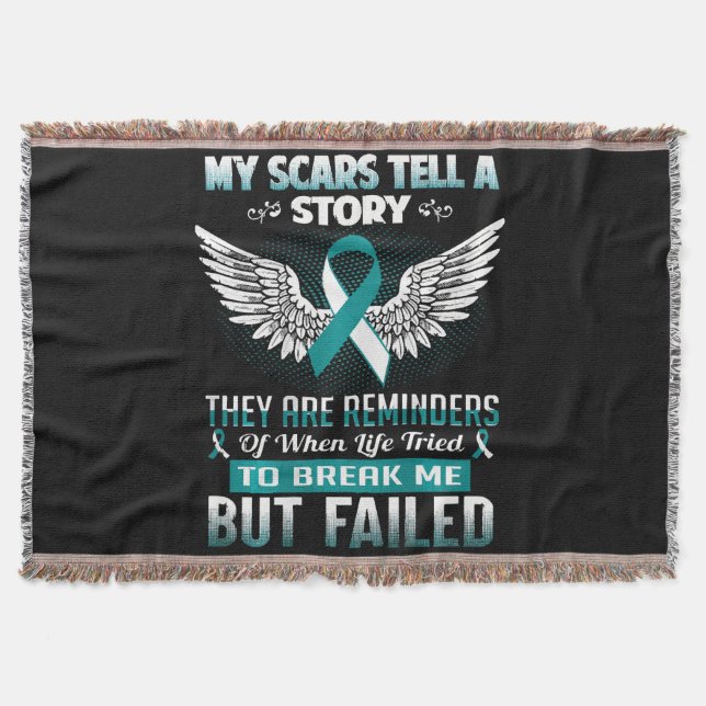 Gebärmutterhalskrebs Frauen Decke (Vorderseite)