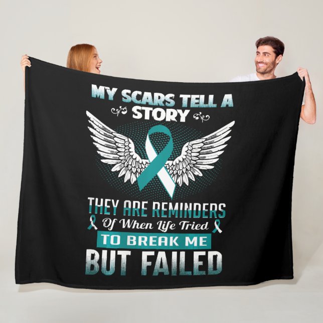 Gebärmutterhalskrebs Frauen Fleecedecke (Beispiel)