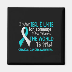 Gebärmutterhalskrebs für jemanden, der Welt für mi Magnet