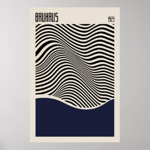Gebäude 1923   Retro Design Poster