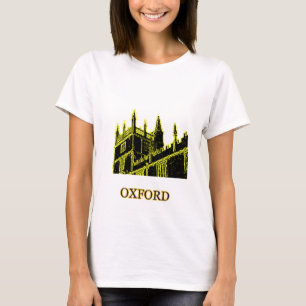 Gebäude 1986 Oxfords England windt sich Gelb T-Shirt