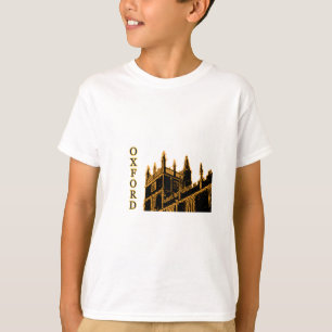 Gebäude 1986 Oxfords England windt sich Gold T-Shirt