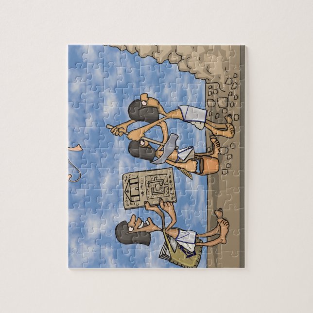 Gebäude A Pyramide Puzzle (Vertikal)