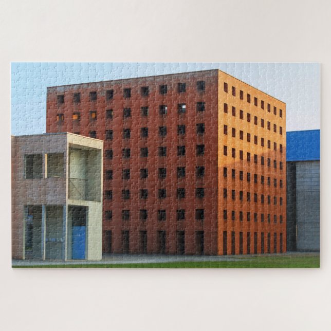 Gebäude Aldo Rossi in Modena, Italien Puzzle (Horizontal)