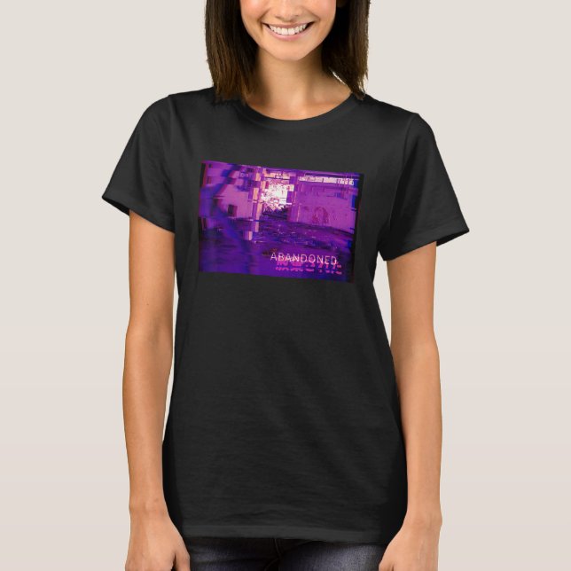 Gebäude-Ästhetik Vaporwave T-Shirt (Vorderseite)
