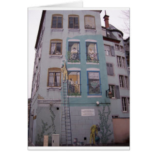 Gebäude auf einem Gebäude Malerei