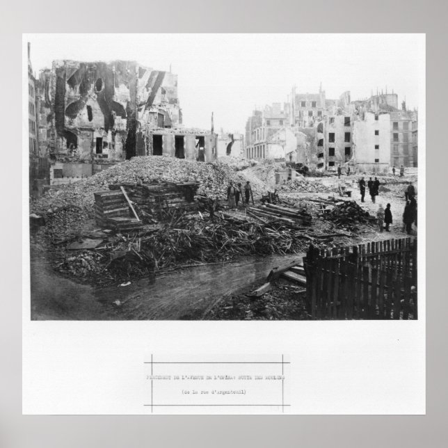 Gebäude Avenue de l'Opera Poster (Vorne)