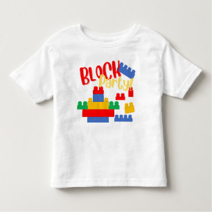Gebäude Block Party Mega Blok Inspiriert Kleinkind T-shirt