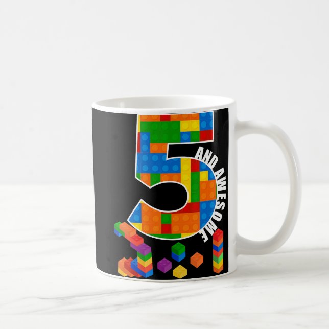 Gebäude Blockbricks 5 Jahre alt Phantastischer Geb Kaffeetasse (Rechts)