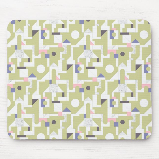 Gebäude-Blöcke Mousepad (Vorne)