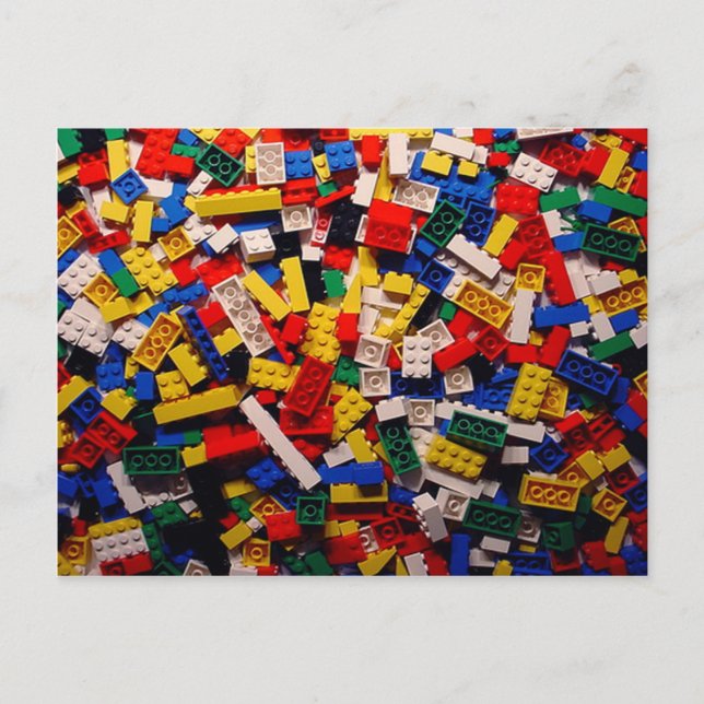 Gebäude-Blöcke Postkarte (Vorderseite)