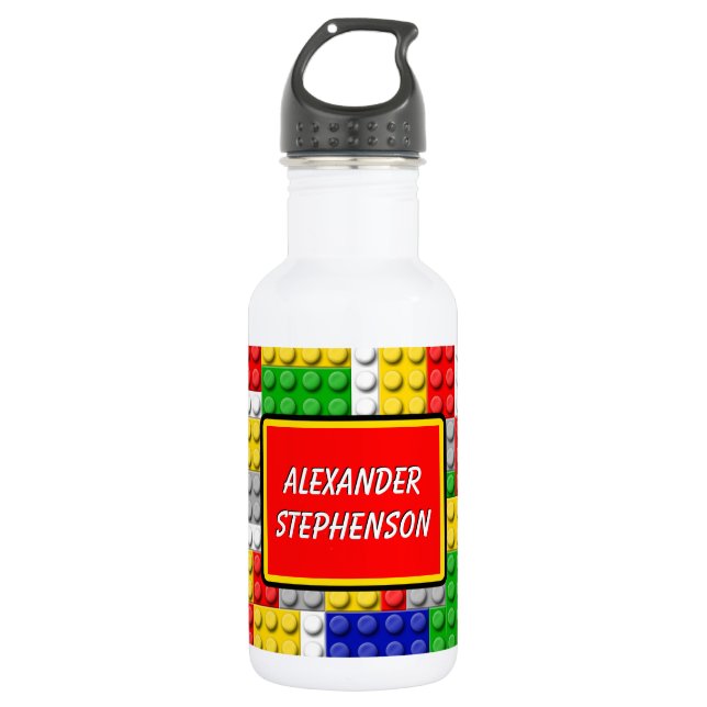 Gebäude blockiert die Schule für den Personalisier Edelstahlflasche (Vorderseite)