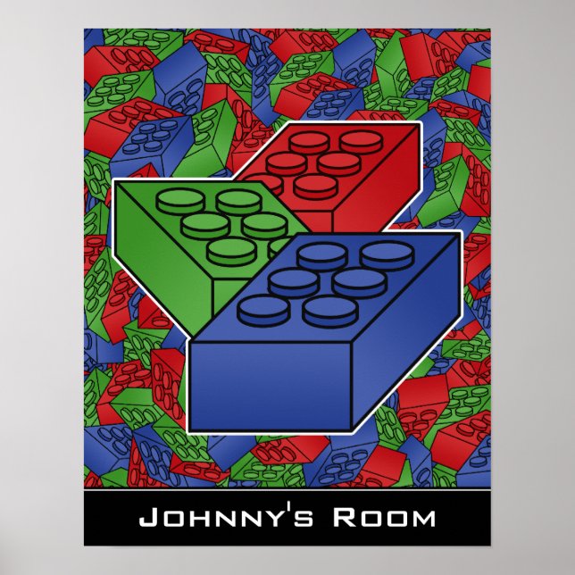 Gebäude blockiert Plakat für ein Kinderzimmer (Vorne)