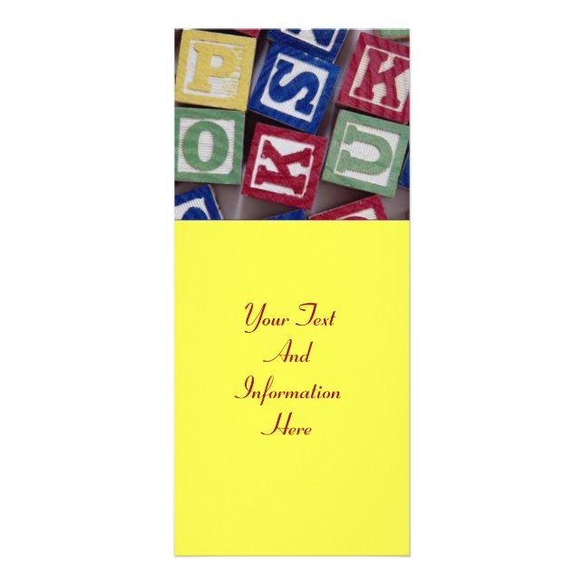 Gebäude blockiert Rackkarte Werbekarte (Vorne)