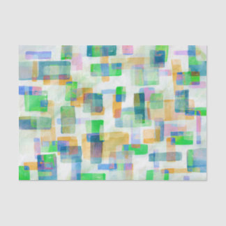 Gebäude blockiert rosa Seafoam Seidenpapier