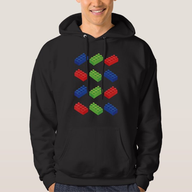 Gebäude blockiert Steine Master Builder Bricklayer Hoodie (Vorderseite)