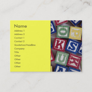 Gebäude blockiert Visitenkarte