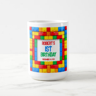 Gebäude Blocks BIRTHDAY Kaffeetasse